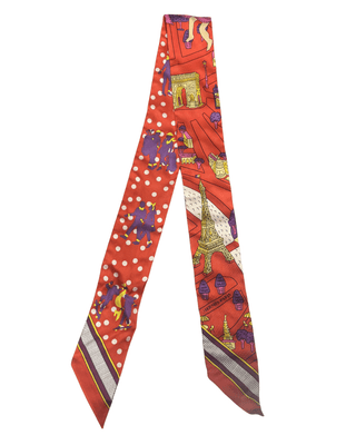 Hermès Twilly Les Nouveaux Amoureux de Paris Scarves - Picayune Cellars & Mercantile