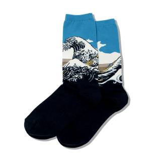 Hokusai's "Great Wave" Art Sox Socks - Picayune Cellars & Mercantile