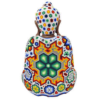 Huichol Beaded Buddha Artwork - Picayune Cellars & Mercantile