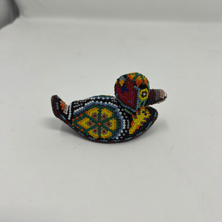 Huichol Beaded Duck Artwork - Picayune Cellars & Mercantile