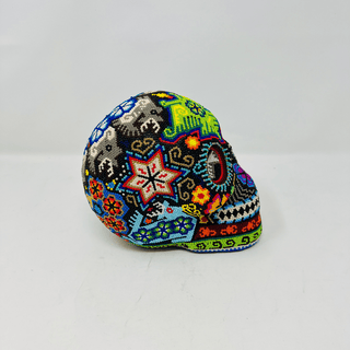 Huichol Beaded Skull Artwork - Picayune Cellars & Mercantile