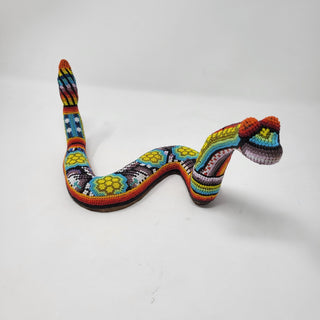 Huichol Beaded Snake Artwork - Picayune Cellars & Mercantile