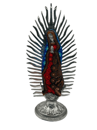 Huichol Beaded Virgin Mary Artwork - Picayune Cellars & Mercantile