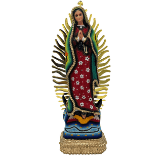 Huichol Beaded Virgin Mary Artwork - Picayune Cellars & Mercantile