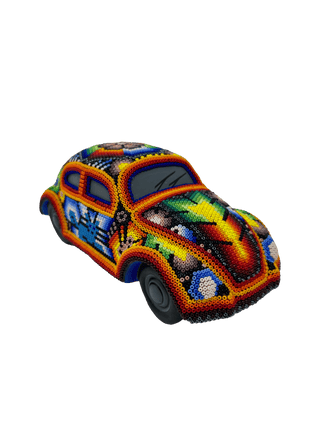 Huichol Beaded VW Bug Artwork - Picayune Cellars & Mercantile