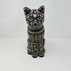 Huichol Beaded Cat, Large