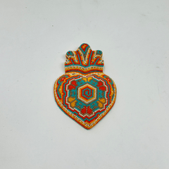 Huichol Beaded Heart