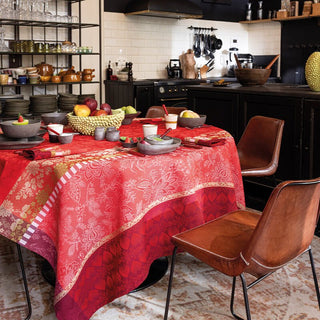 Jacquard Français Gipsy Coated Tablecloth Table Linens - Picayune Cellars & Mercantile
