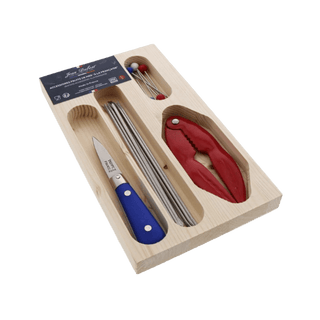 Jean Dubost 4 piece Seafood Set in Paris Colors Tableware - Picayune Cellars & Mercantile