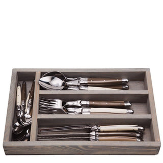 Jean Dubost Laguiole 24 Piece Flatware Set Tableware - Picayune Cellars & Mercantile