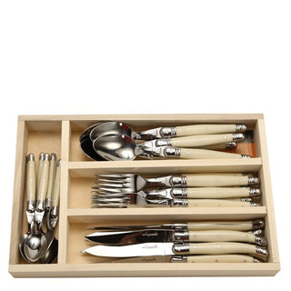 Jean Dubost Laguiole 24 Piece Flatware Set Tableware - Picayune Cellars & Mercantile