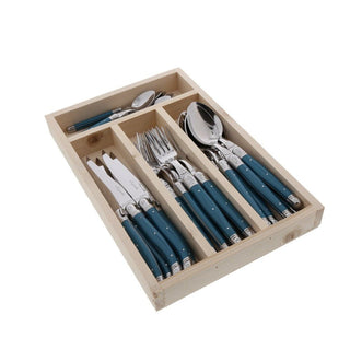 Jean Dubost Laguiole 24 Piece Flatware Set Tableware - Picayune Cellars & Mercantile