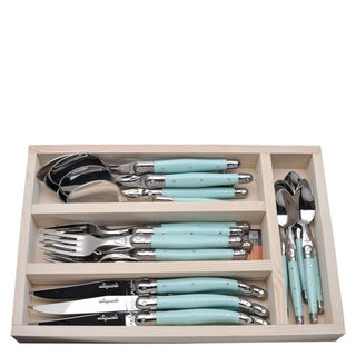 Jean Dubost Laguiole 24 Piece Flatware Set Tableware - Picayune Cellars & Mercantile