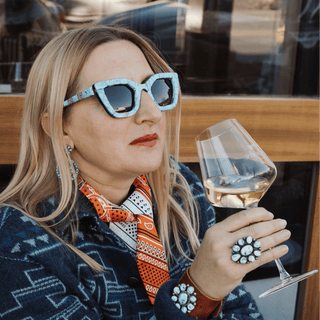 Jolene Bird Inlay Sunglasses Eyewear - Picayune Cellars & Mercantile