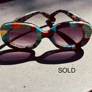 Jolene Bird Inlay Sunglasses Eyewear - Picayune Cellars & Mercantile