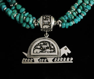 Joseph Coriz Carico Lake Turtle Necklace Pendants/Necklaces - Picayune Cellars & Mercantile