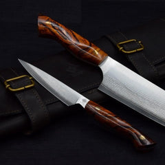 Kleos Prestige Duo Japanese Damascus Knife Set