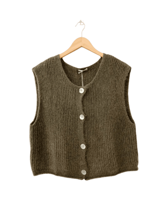 Knitted Sweater Vest Women's Apparel - Picayune Cellars & Mercantile