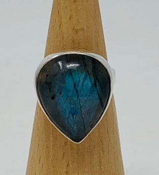 Labradorite Adjustable Ring Rings - Picayune Cellars & Mercantile