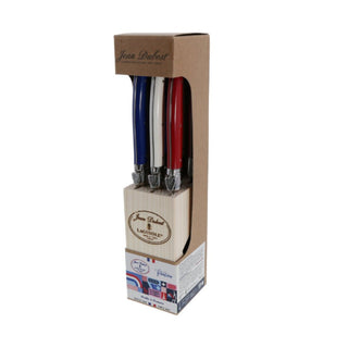 Laguiole Knives in Wooden Block, Set of 6 Knives - Picayune Cellars & Mercantile