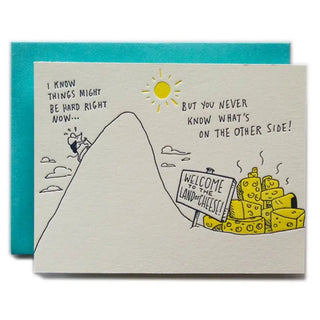 Land of Cheese Encouragement Card Cards - Picayune Cellars & Mercantile