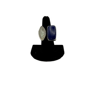 Lapis & Moonstone Adjustable Ring Rings - Picayune Cellars & Mercantile