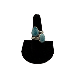 Larimar Adjustable Ring