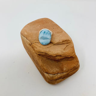 Larimar Adjustable Ring Rings - Picayune Cellars & Mercantile