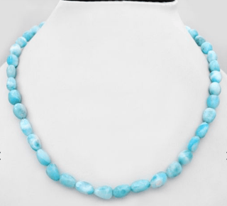 Larimar Beaded Necklace - Medium Pendants/Necklaces - Picayune Cellars & Mercantile