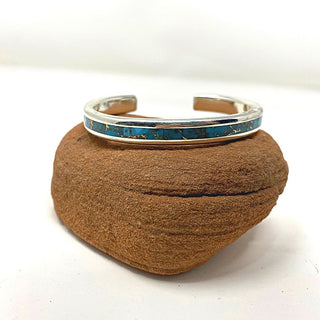 Larry Loretto Kingman Turquoise Cuff Bracelet Bracelets - Picayune Cellars & Mercantile