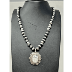 Leroy James White Buffalo Necklace