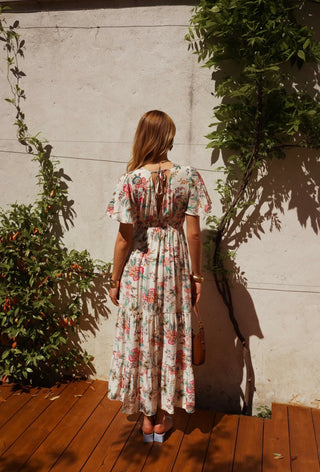Long V-neck Dress