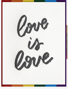 Love is Love Pride Card