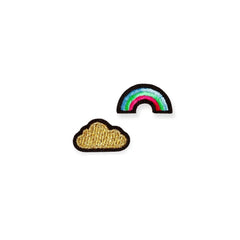 Macon & Lesquoy Cloud and Rainbow Iron-On Patch