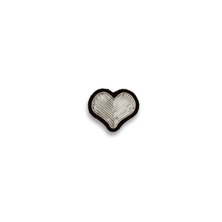 Macon & Lesquoy "Heart" Embroidered Brooch Brooches & Cufflinks - Picayune Cellars & Mercantile