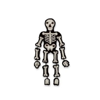 Macon & Lesquoy Skeleton Brooch Brooches & Cufflinks - Picayune Cellars & Mercantile