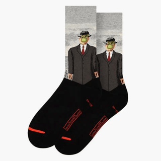 Magritte "The Son of Man" Socks Socks - Picayune Cellars & Mercantile