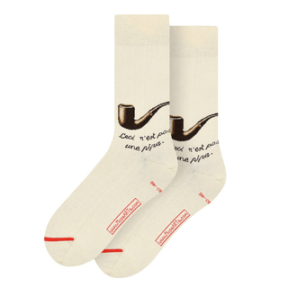 Magritte "This is Not a Pipe" Socks Socks - Picayune Cellars & Mercantile