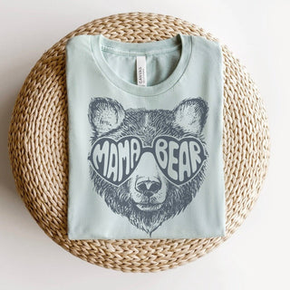 Mama Bear with Sunglasses T-Shirt Women's Apparel - Picayune Cellars & Mercantile