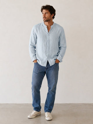 Men's Linen Shirt Men's Apparel - Picayune Cellars & Mercantile