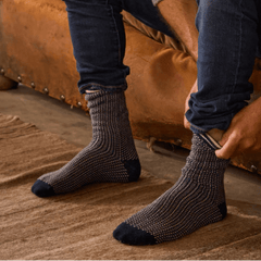 Men's Nordic Birdseye Wool Crew Socks