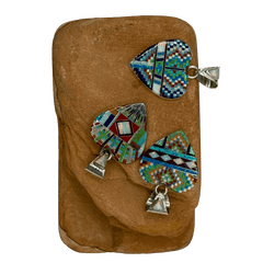 Micro Inlay Heart Pendant