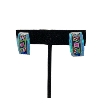 Micro Inlay Stud Earrings - Large Earrings - Picayune Cellars & Mercantile