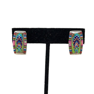 Micro Inlay Stud Earrings - Large Earrings - Picayune Cellars & Mercantile