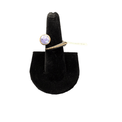 Modern Ring Tanzanite Serpent Solitaire