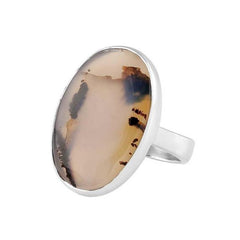 Montana Agate Adjustable Ring