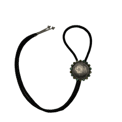 Morgan Turquoise Cluster Bolo Tie
