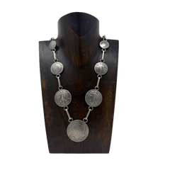Multi Coin Chain Necklace