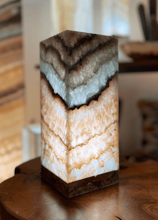 Natural Stone Onyx Lamp Crystals - Picayune Cellars & Mercantile