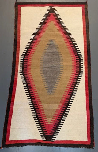 Navajo Rug - Center Diamond Rugs - Picayune Cellars & Mercantile